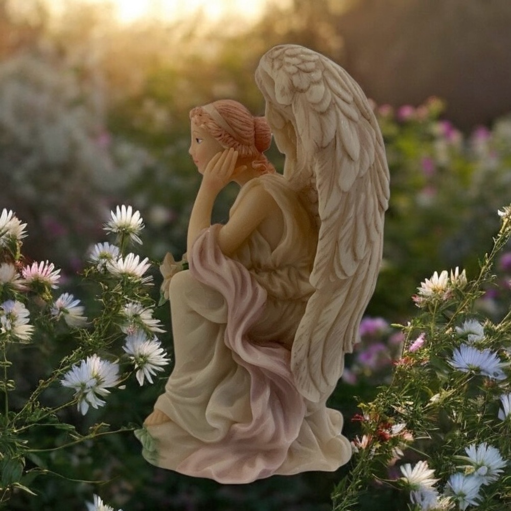 Roman Seraphim Classic Angel Figurine Ophelia ‘Heart Seeker’ 1993 Retired, Rare - Picture 3 of 10